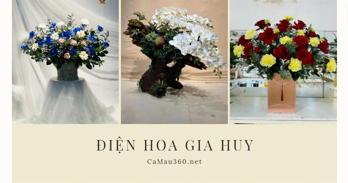  Điện hoa Gia Huy Cà Mau