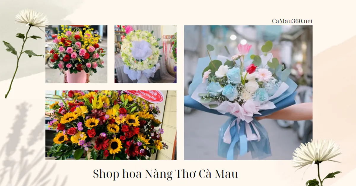  Shop hoa Nàng Thơ Cà Mau