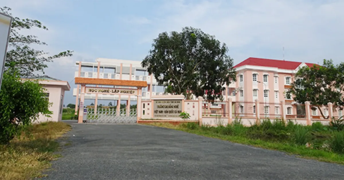 Trường Cao đẳng nghề Việt Nam – Hàn Quốc Cà Mau
