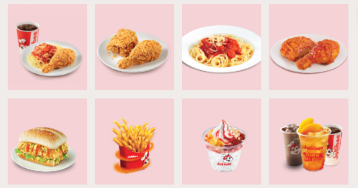 Menu và giá bán Jollibee Cà Mau