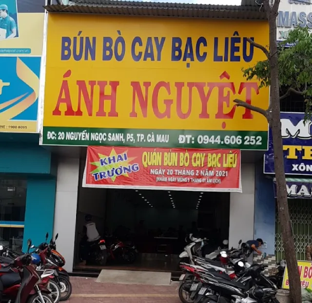 Bún bò cay Ánh Nguyệt Cà Mau