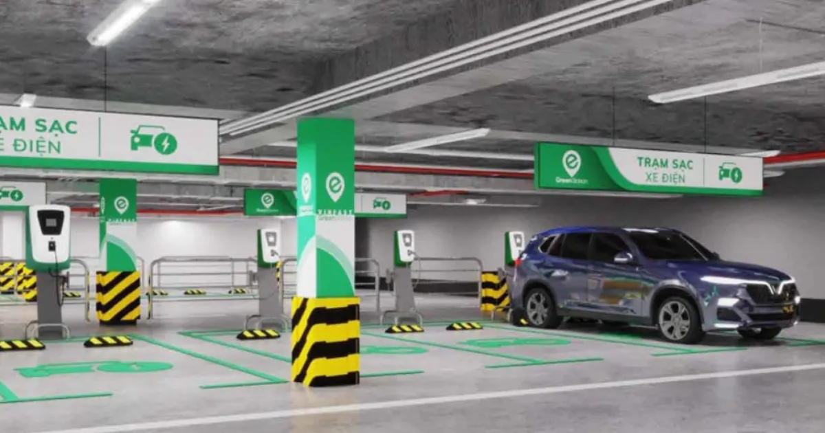 Trạm sạc VinFast Sense City Cà Mau
