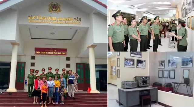 Tham quan Bảo tàng Công an Nhân dân
