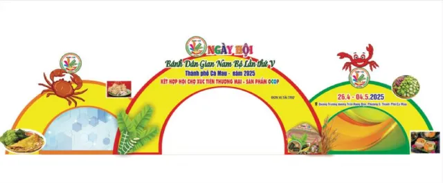 Thời gian tổ chức Ngày hội bánh Dân gian Cà Mau lần thứ V năm 2025