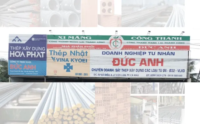 Cửa hàng VLXD Đức Anh Cà Mau